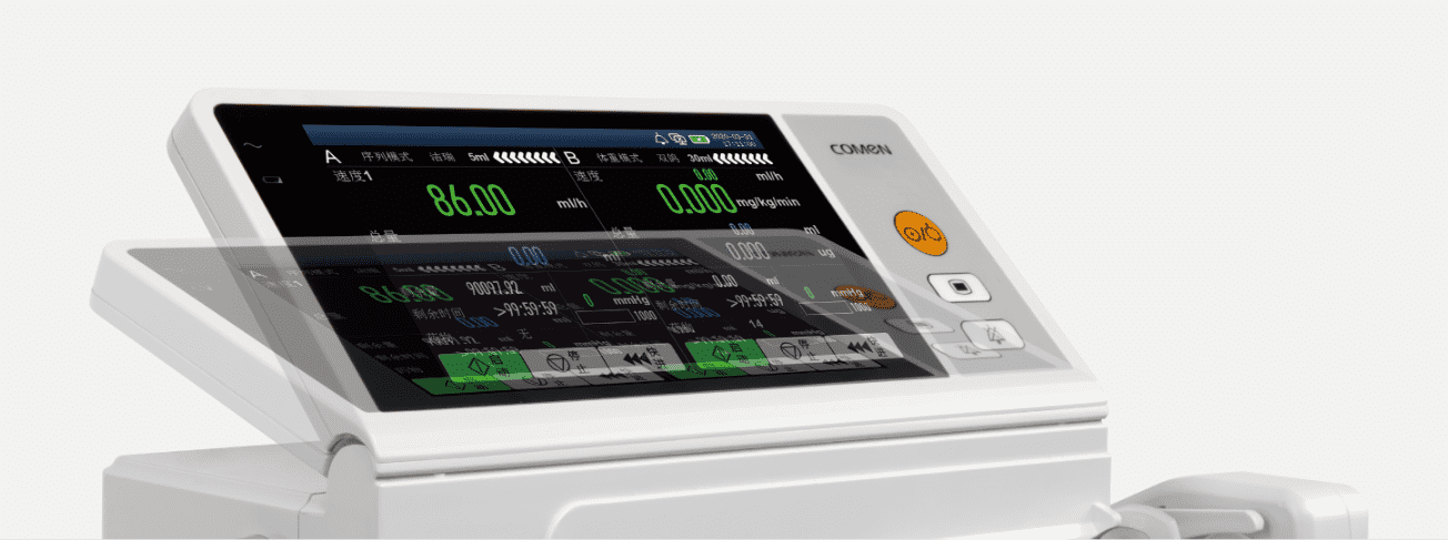 Foldable screen within reach